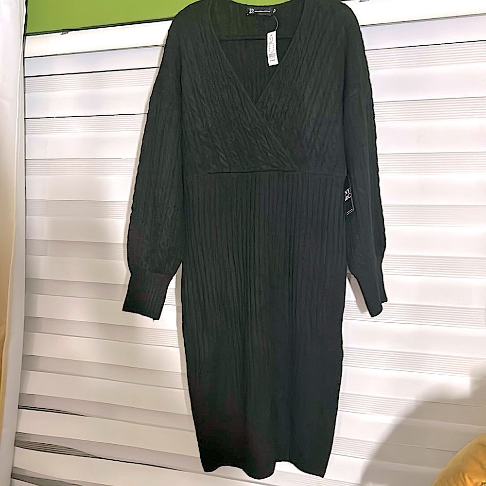 XL black sweater dress by New York & Company